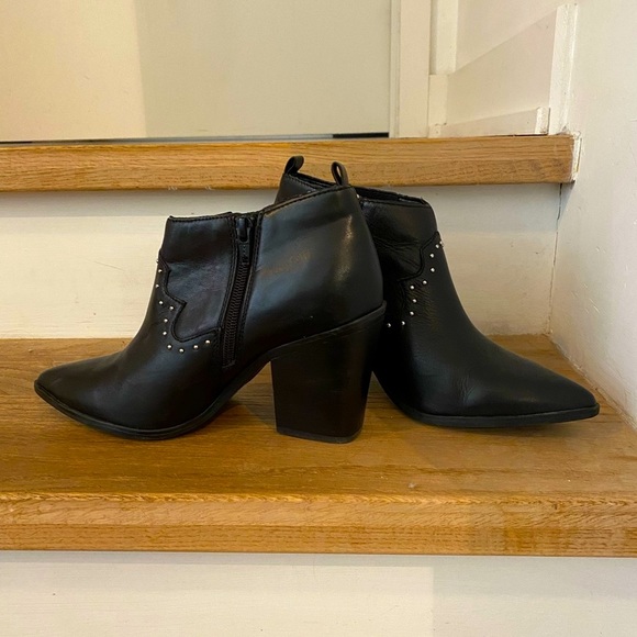 Leather Ankle Boots - Picture 3 of 3